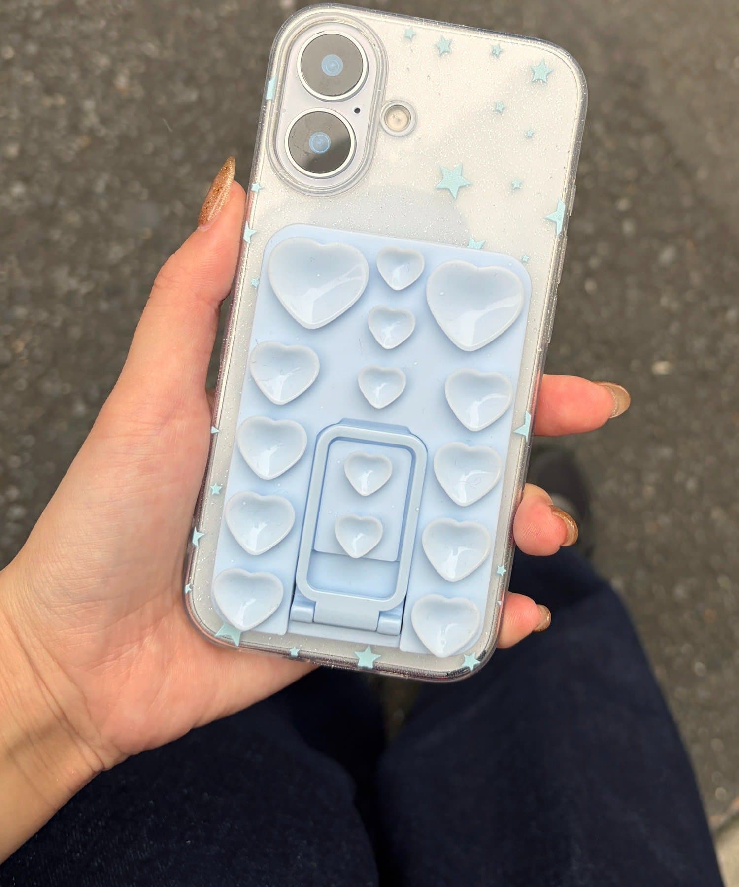 Lattice(ラティス) ハートシリコンスマホホルダー