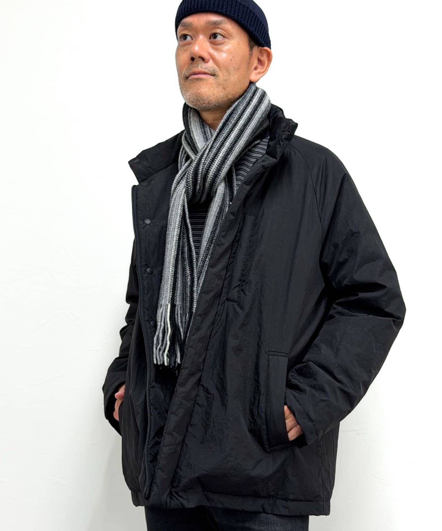 NOLLEY'S(ノーリーズ) 【JAMES CHARLOTTE/ジェームス・シャルロット】501 Warp Knit Multi Stripe Scarf 25