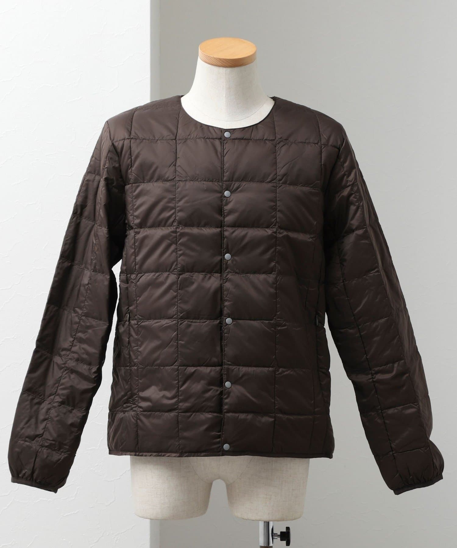 NOLLEY'S(ノーリーズ) 【TAION/タイオン】CREW NECK BUTTON DOWN JK クルーネックダウンジャケット 26AW