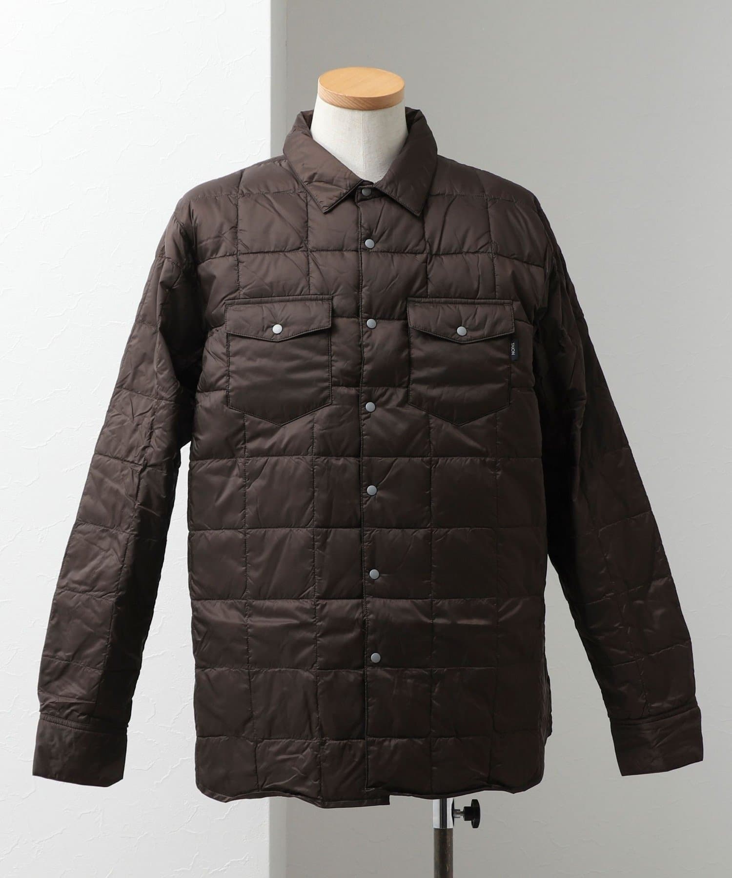 NOLLEY'S(ノーリーズ) 【TAION/タイオン】W-POCKET DOWN SHIRTS ダブルポケットダウンシャツ 26AW