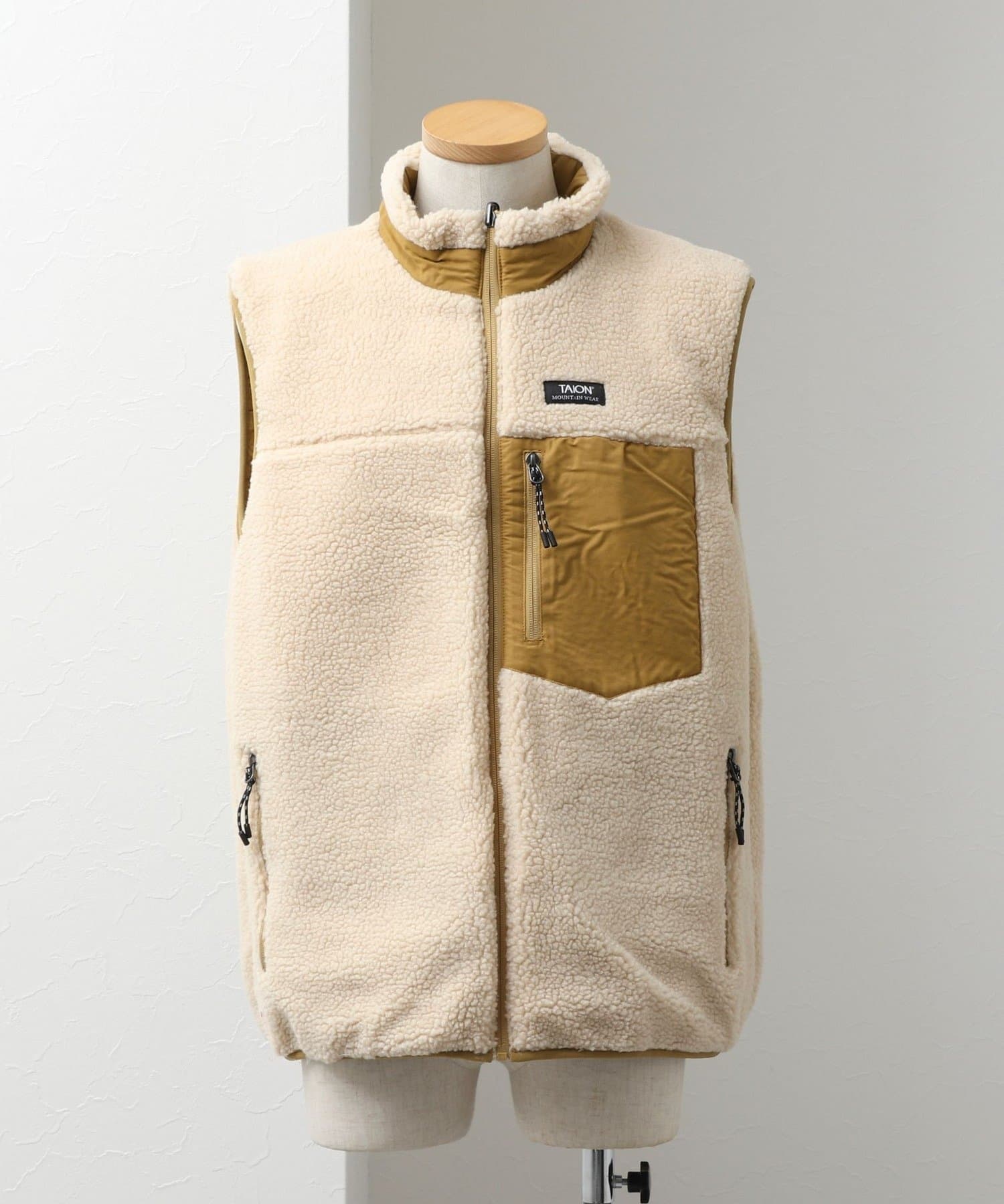 NOLLEY'S(ノーリーズ) 【TAION/タイオン】MOUNTAIN  R/S DOWN×BOA Hi-NECK VEST 26AW