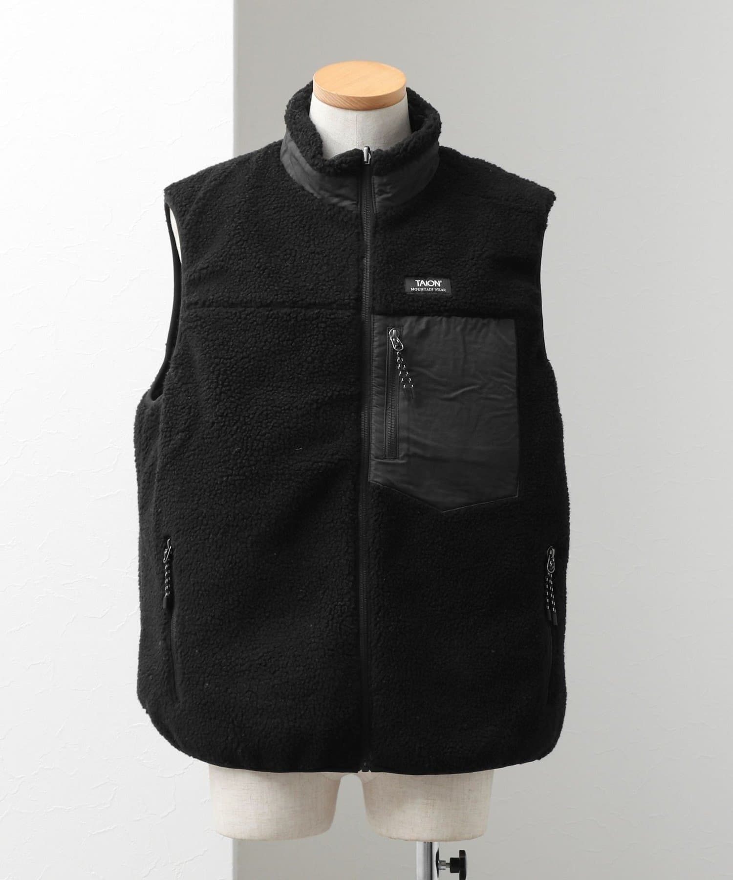 NOLLEY'S(ノーリーズ) 【TAION/タイオン】MOUNTAIN  R/S DOWN×BOA Hi-NECK VEST 26AW