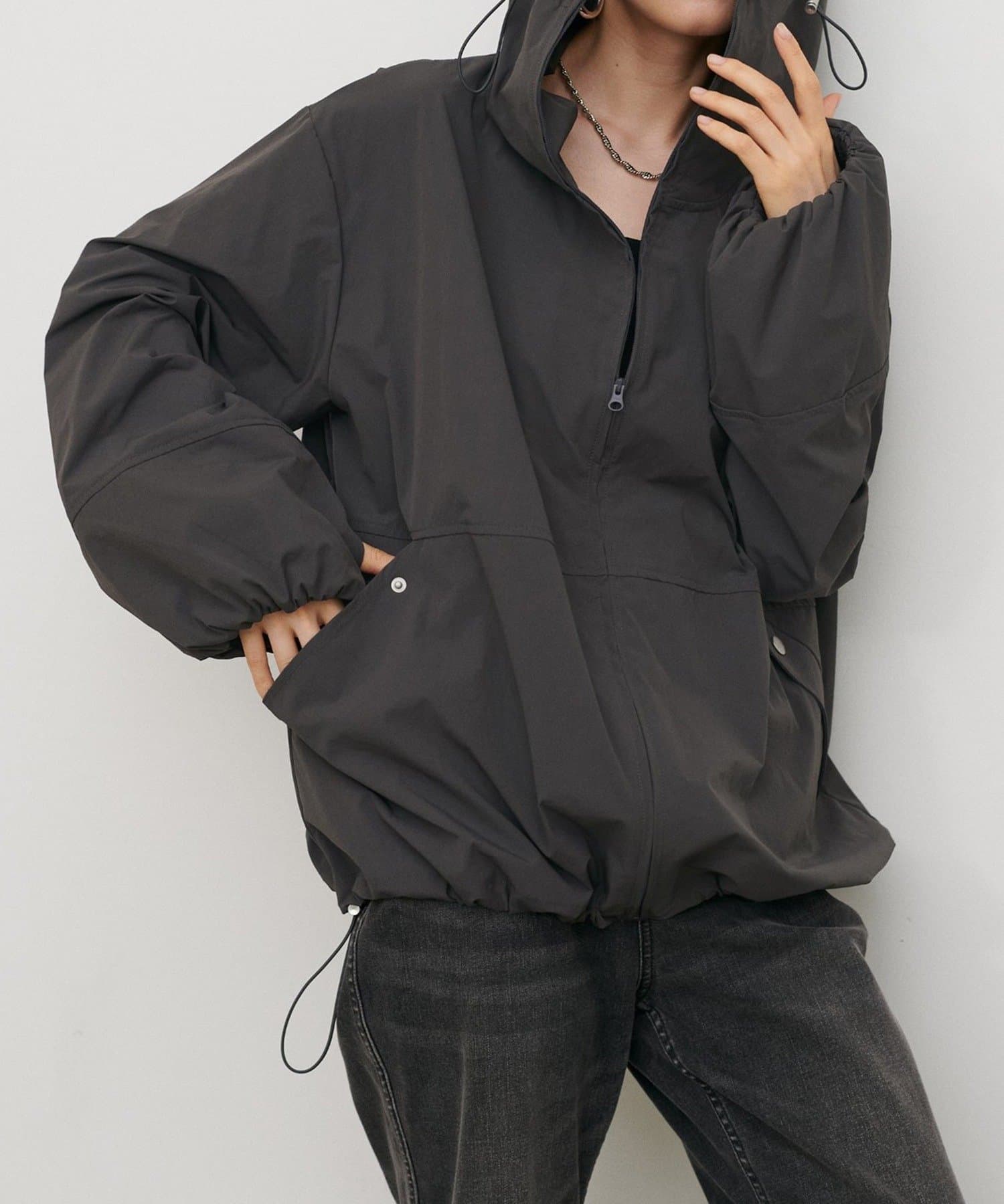 NICE CLAUP / OLIVE des OLIVE OUTLET(ナイスクラップ  / オリーブ デ オリーブ アウトレット) 【LARUTA】【UV・接触冷感】フーディーラッシュガード