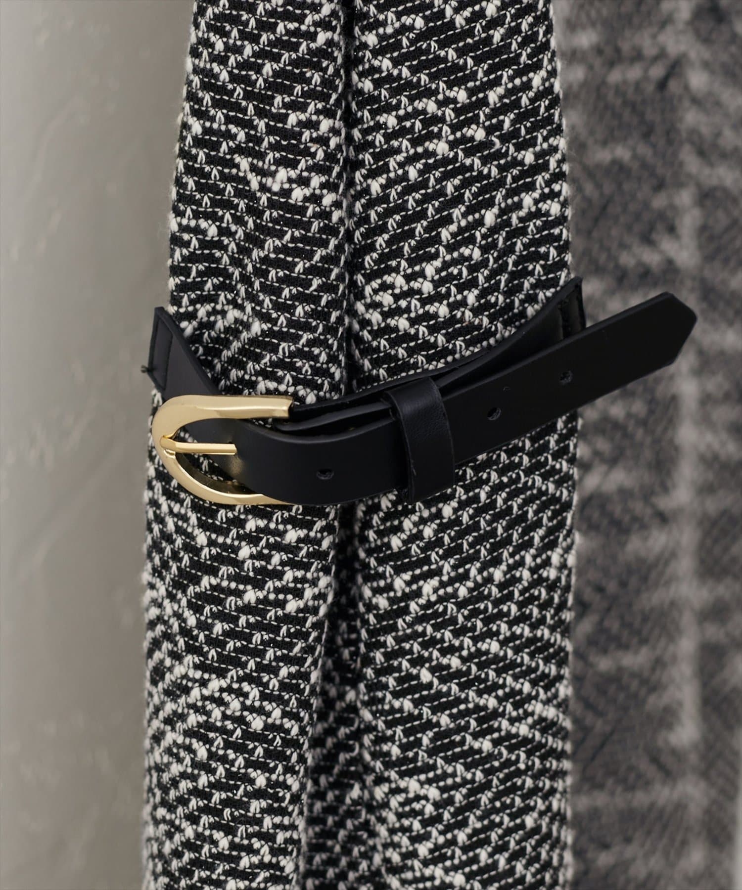 NICE CLAUP / OLIVE des OLIVE OUTLET(ナイスクラップ  / オリーブ デ オリーブ アウトレット) 【natural couture】ニットツイードサロペット