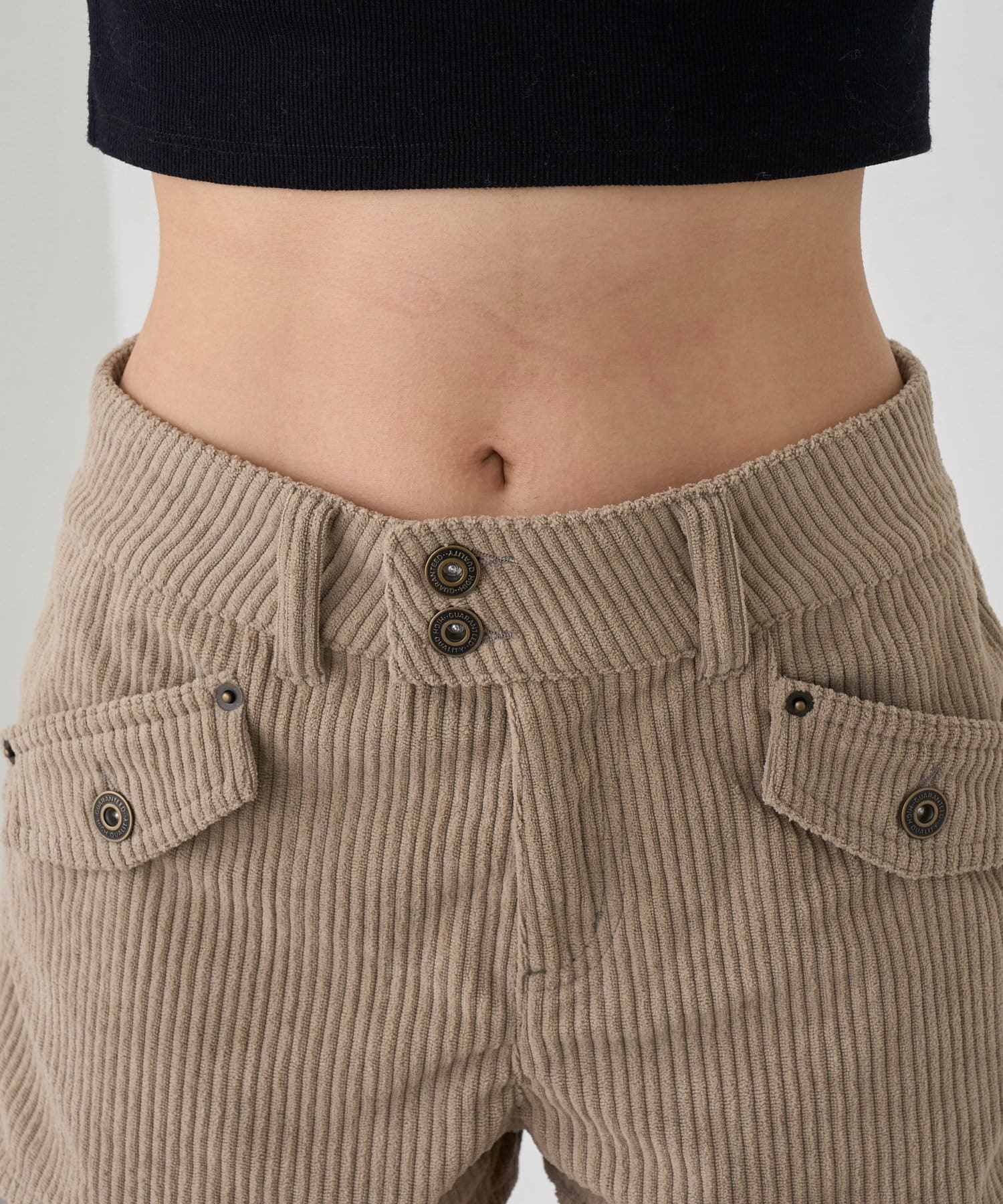 RAY CASSIN(レイカズン) 【S/Mサイズ展開】コーデュロイショートパンツ