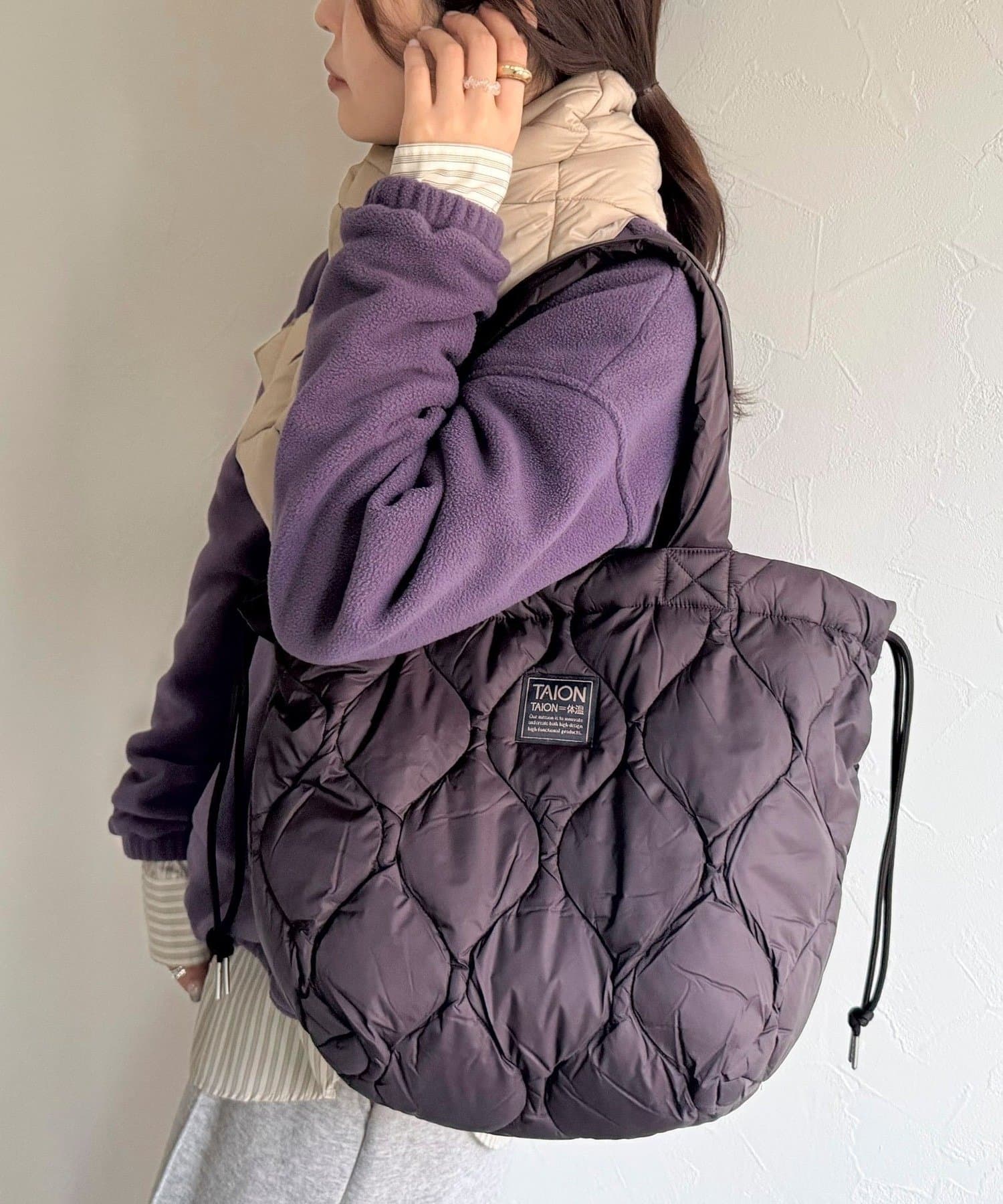 FREDY & GLOSTER(フレディ アンド グロスター) 【TAION】MILITARY SOFT SHELLダウントートバッグM
