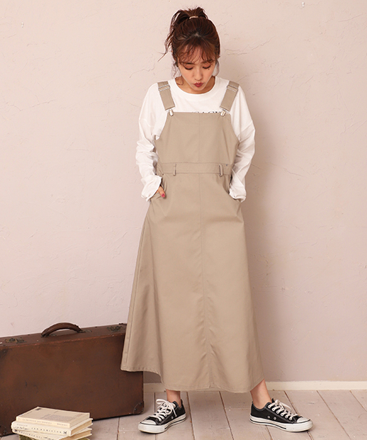 ロングジャンパースカート One After Another Nice Claup ワンアフターアナザー ナイスクラップ レディース Pal Closet パルクローゼット パルグループ公式ファッション通販サイト