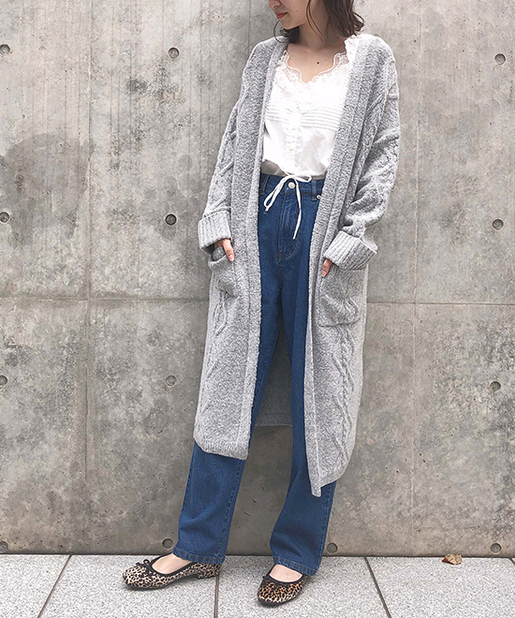 ケーブルロングカーディガン One After Another Nice Claup ワンアフターアナザー ナイスクラップ レディース Pal Closet パルクローゼット パルグループ公式ファッション通販サイト