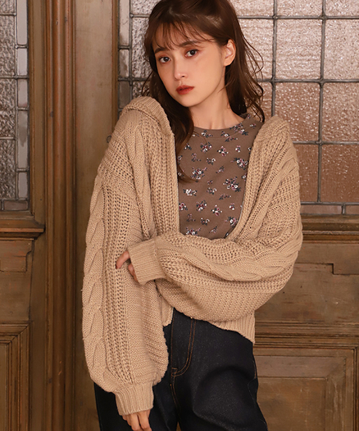 ケーブルパーカー One After Another Nice Claup ワンアフターアナザー ナイスクラップ レディース Pal Closet パルクローゼット パルグループ公式ファッション通販サイト