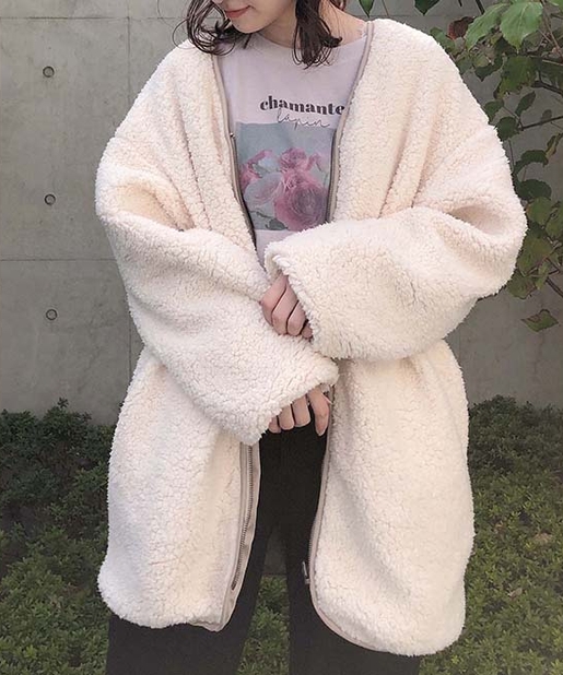 リバーシブルボアブルゾン One After Another Nice Claup ワンアフターアナザー ナイスクラップ レディース Pal Closet パルクローゼット パルグループ公式ファッション通販サイト