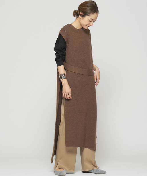 Shenery 畦ロングニットベスト Outlet アウトレット レディース Pal Closet パルクローゼット パルグループ公式ファッション通販サイト