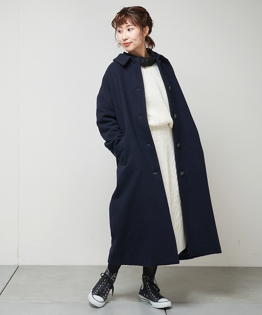 襟付きロングコート Pual Ce Cin ピュアルセシン レディース Pal Closet パルクローゼット パルグループ公式ファッション通販サイト