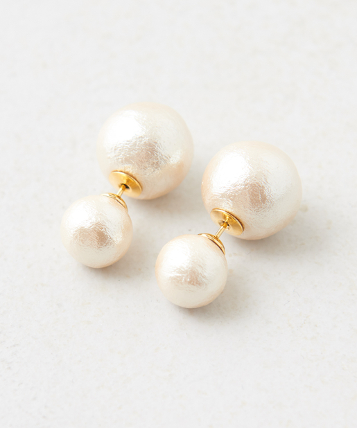 コットンパールピアス Pual Ce Cin ピュアルセシン レディース Pal Closet パルクローゼット パルグループ公式ファッション通販サイト