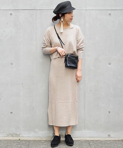 Capricieux Le Mage レイヤードニットワンピース Outlet アウトレット レディース Pal Closet パルクローゼット パルグループ公式ファッション通販サイト