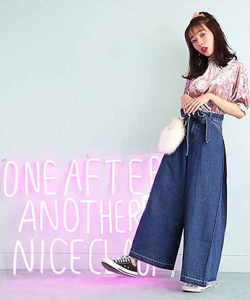 プチハイベロアトップス One After Another Nice Claup ワンアフターアナザー ナイスクラップ レディース Pal Closet パルクローゼット パルグループ公式ファッション通販サイト