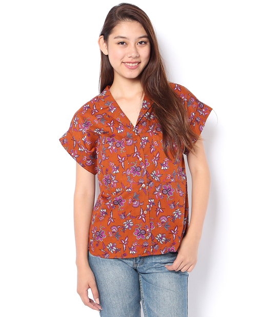 Ciaopanic Typy Bohoフラワー開襟シャツ Outlet アウトレット レディース Pal Closet パルクローゼット パルグループ公式ファッション通販サイト