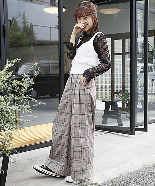 腰ぎゅっとワイドパンツ2 One After Another Nice Claup ワンアフターアナザー ナイスクラップ レディース Pal Closet パルクローゼット パルグループ公式ファッション通販サイト