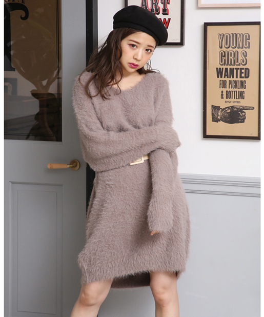 ジャングルポケット太田さんコラボ シャギーニットワンピース One After Another Nice Claup ワンアフターアナザー ナイスクラップ レディース Pal Closet パルクローゼット パルグループ公式ファッション通販サイト