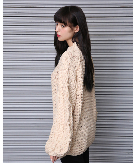 WEB STORE限定】ゆるっとぽんぽんニット | one after another NICE