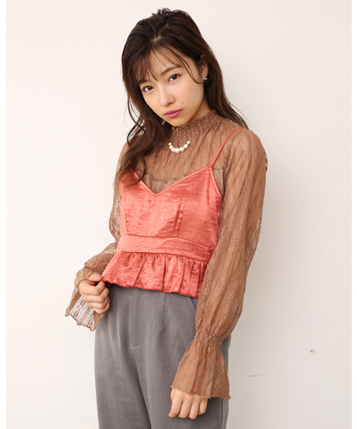 ビスチェ付きレーストップス One After Another Nice Claup ワンアフターアナザー ナイスクラップ レディース Pal Closet パルクローゼット パルグループ公式ファッション通販サイト