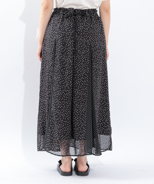 Mystic ドットシースルー切替ロングsk Outlet アウトレット レディース Pal Closet パルクローゼット パルグループ公式ファッション通販サイト