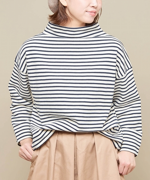 ボーダーボトルネックプルオーバー Pual Ce Cin ピュアルセシン レディース Pal Closet パルクローゼット パルグループ公式ファッション通販サイト